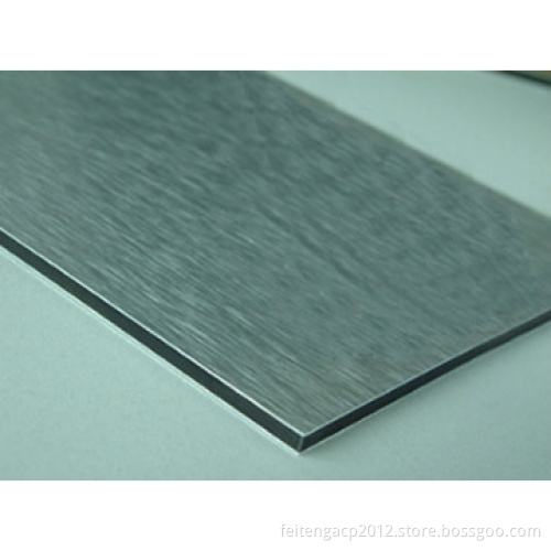 Silver Brushed Aluminum Composite Panel